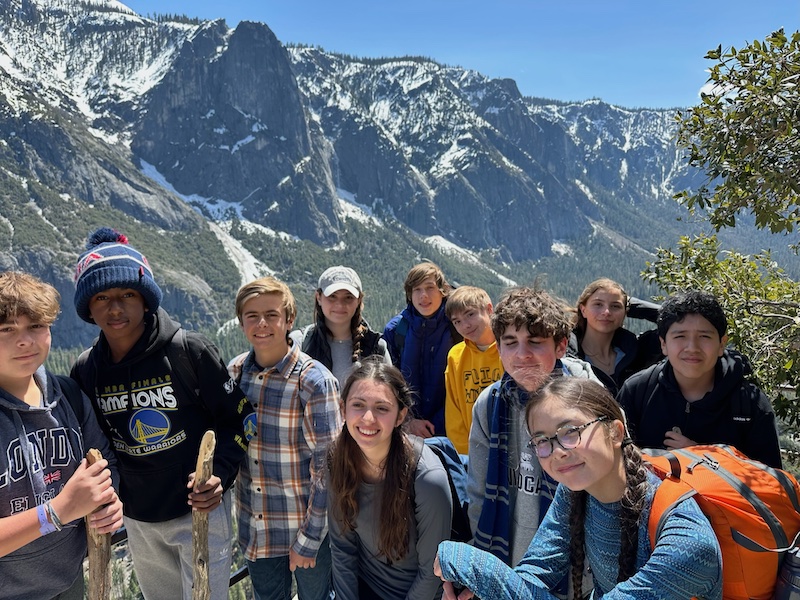 Students at Yosemite